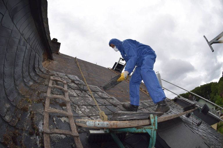 Asbest Entfernung Dach Sanierung