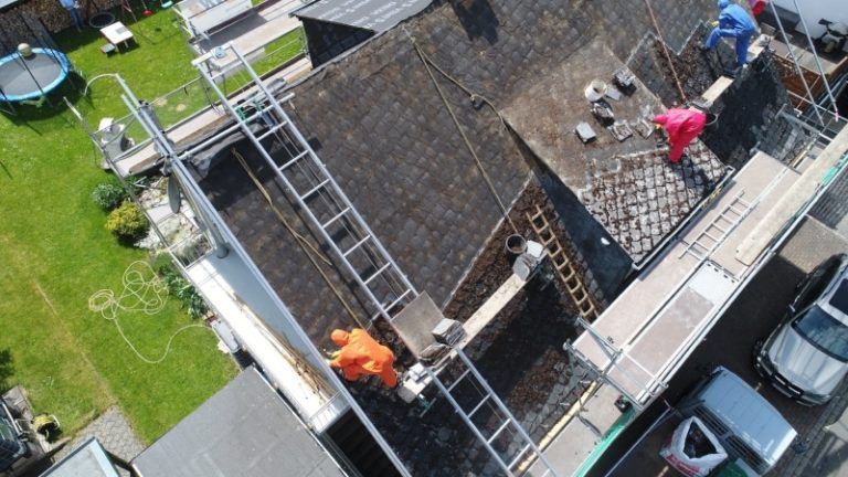 Asbest Entfernung Dach Sanierung