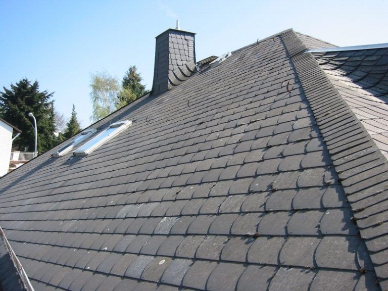 Asbest Dachsanierung Schiefer Schuppendeckung