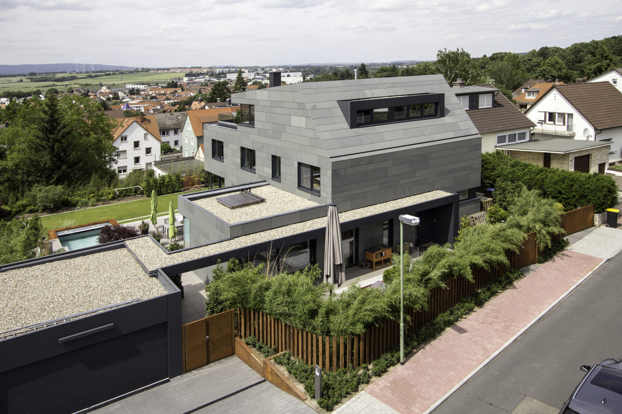 Neubau eines Wohnhauses in der Nähe von Frankfurt Rathscheck Schiefer Schiefer